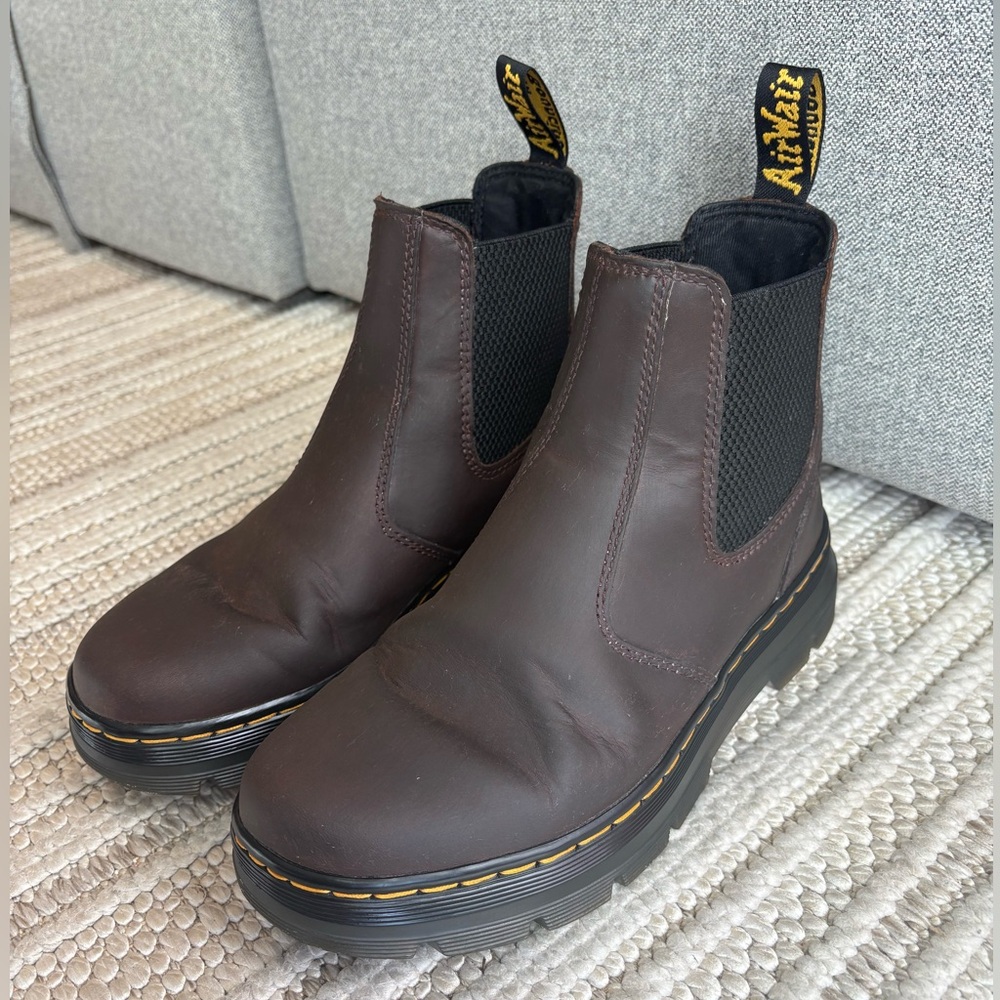 Dr. Martens Crazy Horse Leather Casual Boots size US M 5 - Picture 2 of 8